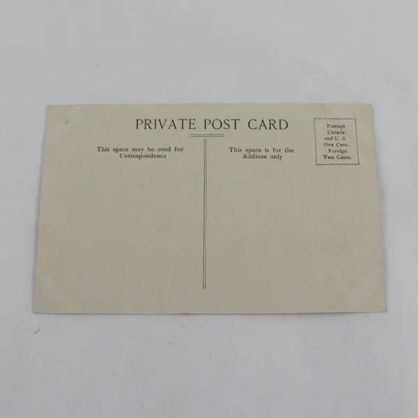 Vintage Government Buildings Victoria British Columbia Canada Litho Postcard
