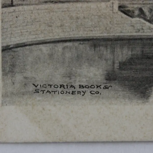 Vintage Government Buildings Victoria British Columbia Canada Litho Postcard