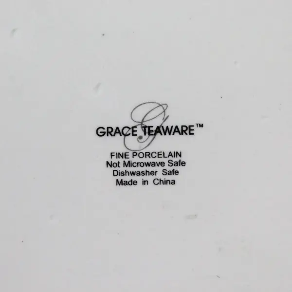 2020 Grace Teaware Porcelain Winter Cheer Bird Sandwich Serving Platter 