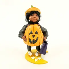 Li'l Bits Deb Wood Alexis Anna Halloween Trick-or-Treat Girl Figurine 1998