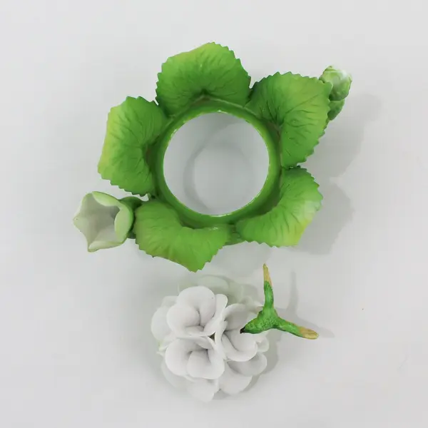 World Bazaars White Morning Glory And Hummingbird Tea For One Teapot