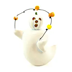 Dept. 56 Ghost Candy Corn Ceramic Figurine 7in 34006