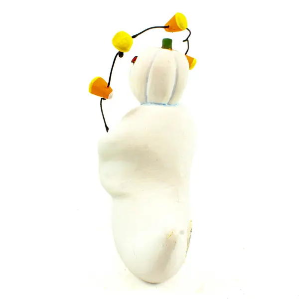Dept. 56 Ghost Candy Corn Ceramic Figurine 7in 34006