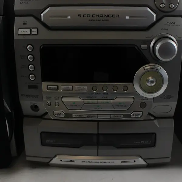Panasonic SA-AK57 5 Disc Compact Shelf Stereo System Tested w/ Remote