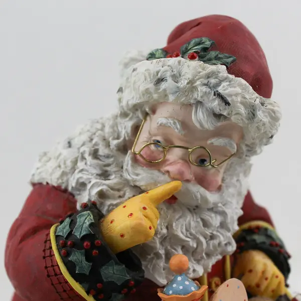 Vintage 1999 Mary Engelbreit  “Christmas Wonder” Santa Figurine 10.5" Tall