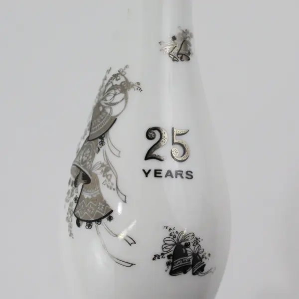 Gerold Porzellan 25th Anniversary Vase Bavaria West Germany