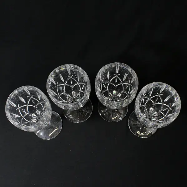 Set of 4 Gorham Lady Ann Signature Water Goblets 8"
