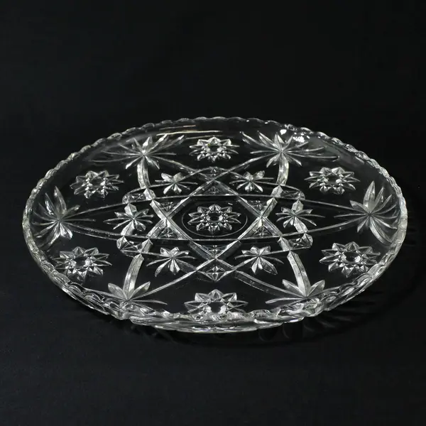 Anchor Hocking Prescut Clear 11" Platter
