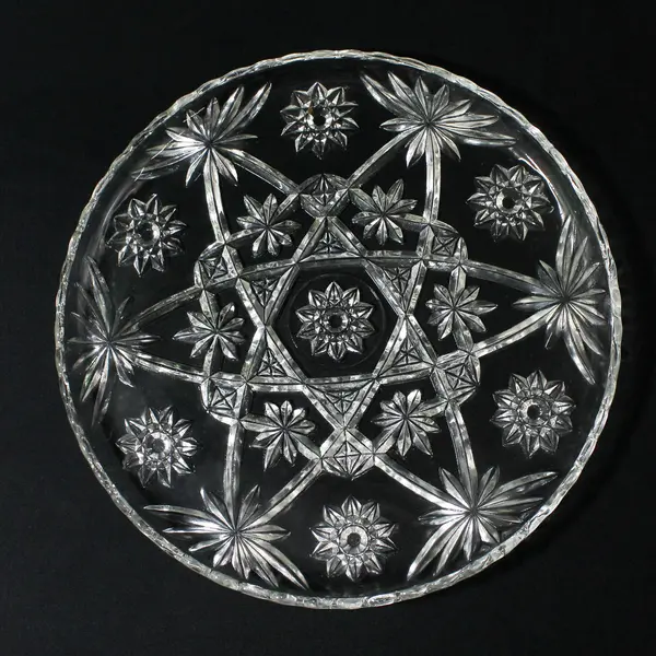 Anchor Hocking Prescut Clear 11" Platter