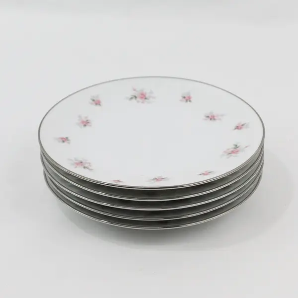 Set of 5 Noritake Mabel  Bread And Butter Plates 6357