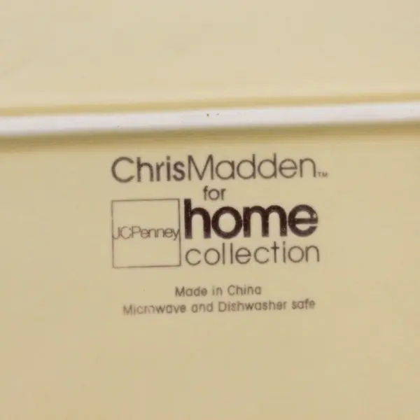 JCPenney Home Collection Chris Madden Felice Oval Yellow Platter 14in