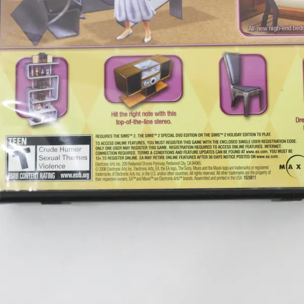 The Sims 2 Glamour Life Stuff PC 2006 Untested Requires Base Game