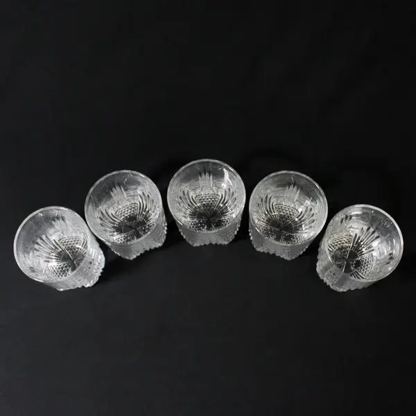 Set of 5 Bormioli Selecta Old Fashioned Glasses 3.5in Italy