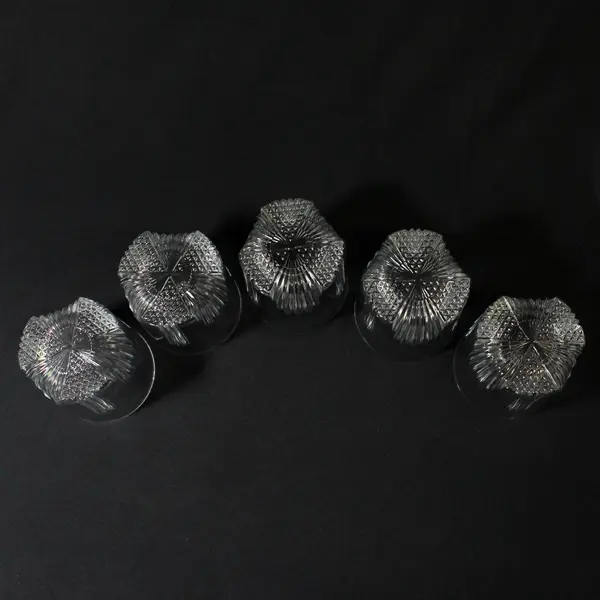 Set of 5 Bormioli Selecta Old Fashioned Glasses 3.5in Italy