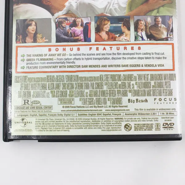 Away We Go (DVD, 2009) Focus Features