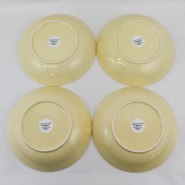 Set of 4 Royal Doulton Gordon Ramsay Maze Buttermilk Pasta Bowls