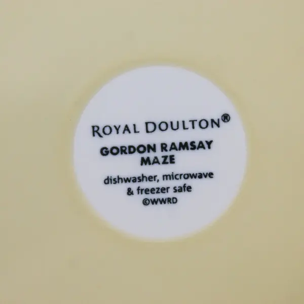 Set of 4 Royal Doulton Gordon Ramsay Maze Buttermilk Pasta Bowls