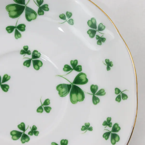 Lefton Replacement Shamrock Saucer 5.5"
