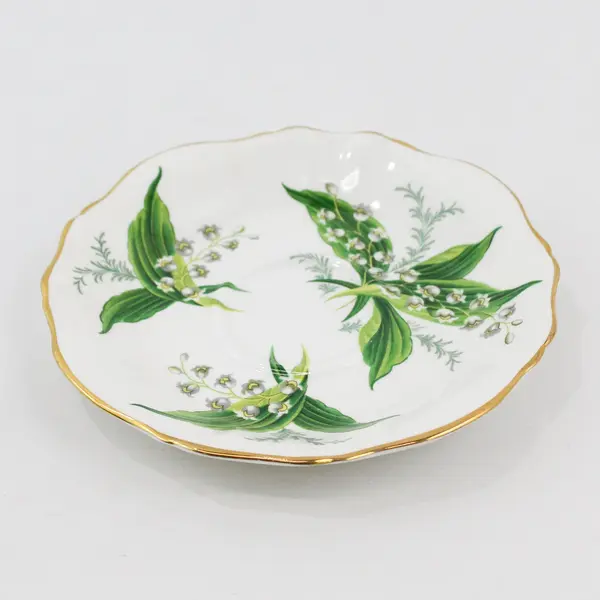 Hammersley Lily of The Valley Bone China Replacement Saucer 5.75"