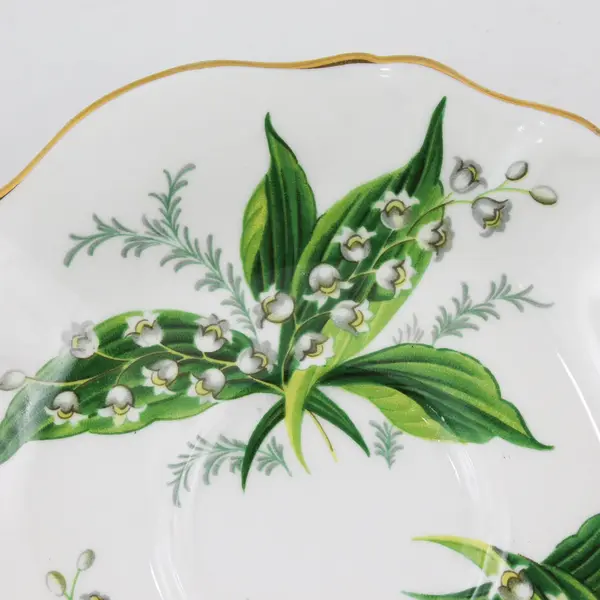 Hammersley Lily of The Valley Bone China Replacement Saucer 5.75"