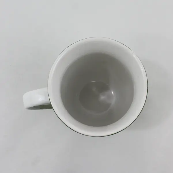 Green Coventry Porcelain Coffee Mug Taurus Zodiac Sign