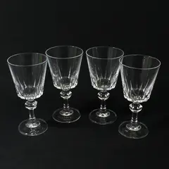 Set of 4 Vintage Princess House Esprit Crystal Wine Glasses 5.75"