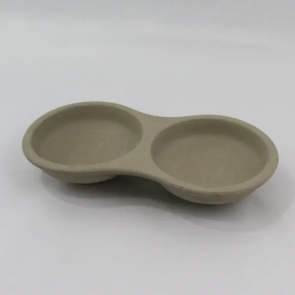 The Pampered Chef 2202 Stoneware Microwave Double Egg Cooker  Made in USA