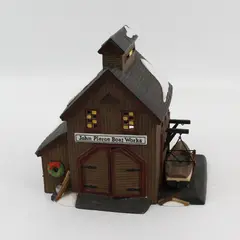 1995 Dept 56 New England Village Pierce Boat Works 56573 No Light Cord