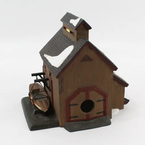 1995 Dept 56 New England Village Pierce Boat Works 56573 No Light Cord