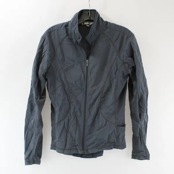 Solumbra Dark Gray Vented Zip-Up Track Jacket Women's Small