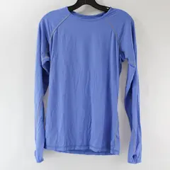 Solumbra Sky Blue Long-Sleeved Activewear Shirt Women's Small