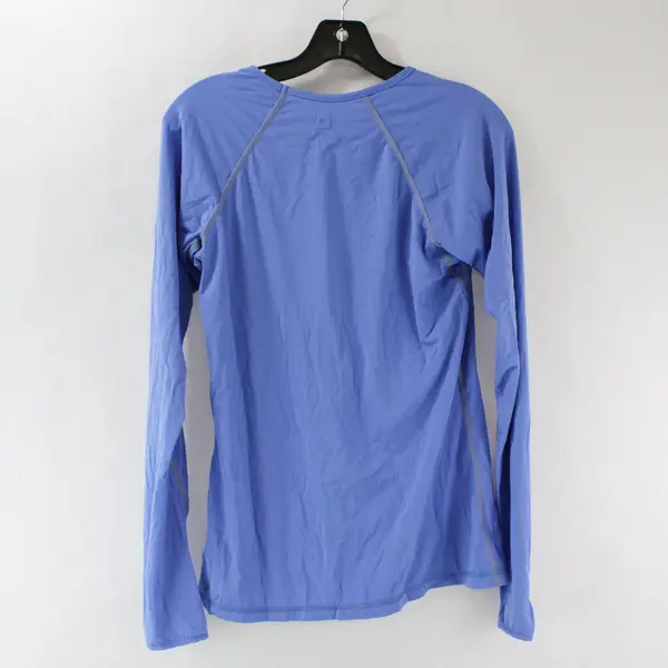 Solumbra Sky Blue Long-Sleeved Activewear Shirt Women's Small