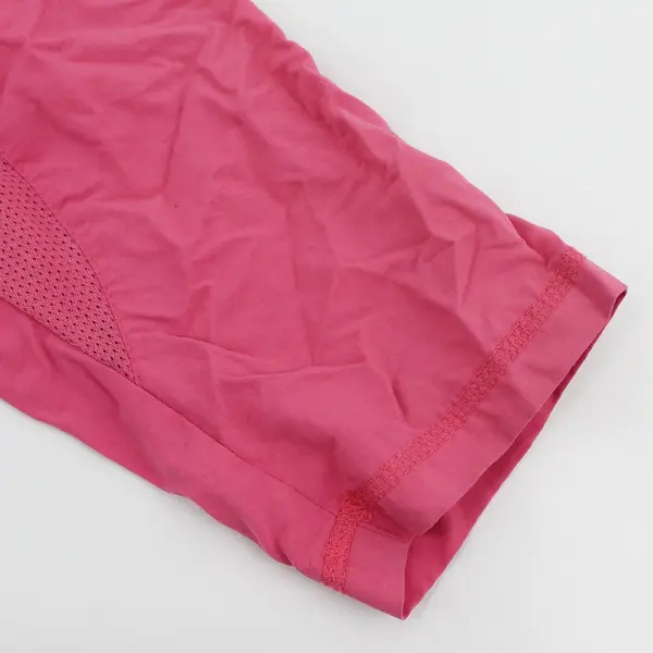 Solumbra Pink and Gray Vented Zip-Up Track Jacket Women's Small