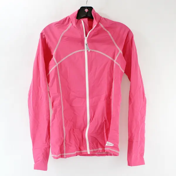 Solumbra Bubblegum Pink Zip-Up Track Jacket SPF 100+ Women's Small