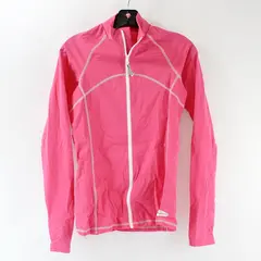 Solumbra Bubblegum Pink Zip-Up Track Jacket SPF 100+ Women's Small