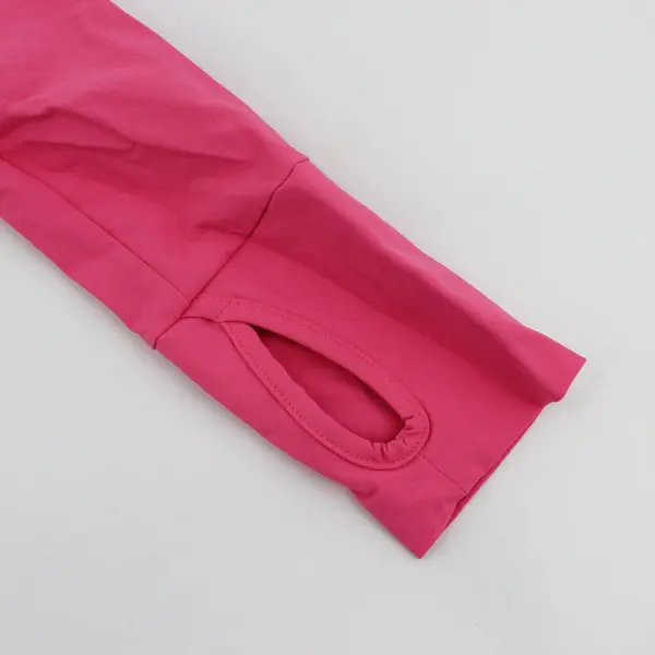 Solumbra Bubblegum Pink Zip-Up Track Jacket SPF 100+ Women's Small