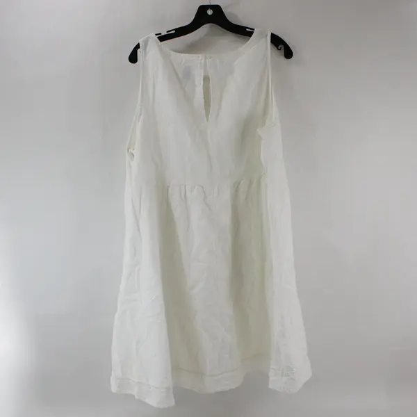 Old Navy White Cotton Sleeveless Mini A-Line Dress Women's XXL