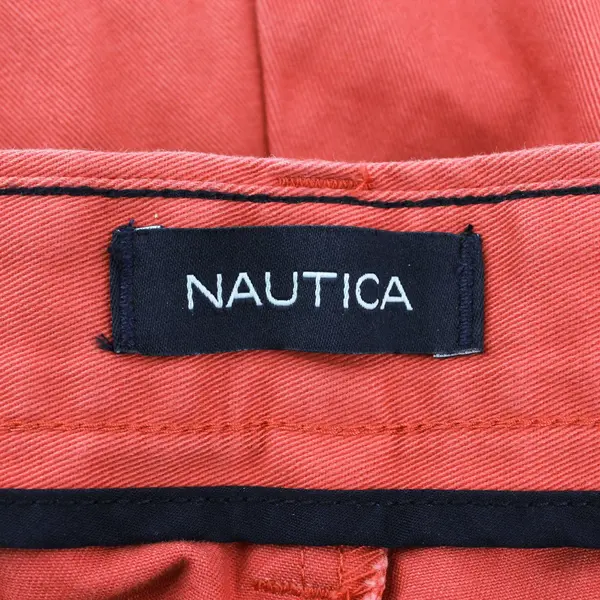 Nautica Coral Flat-Front Cotton Shorts Women's Size 36W