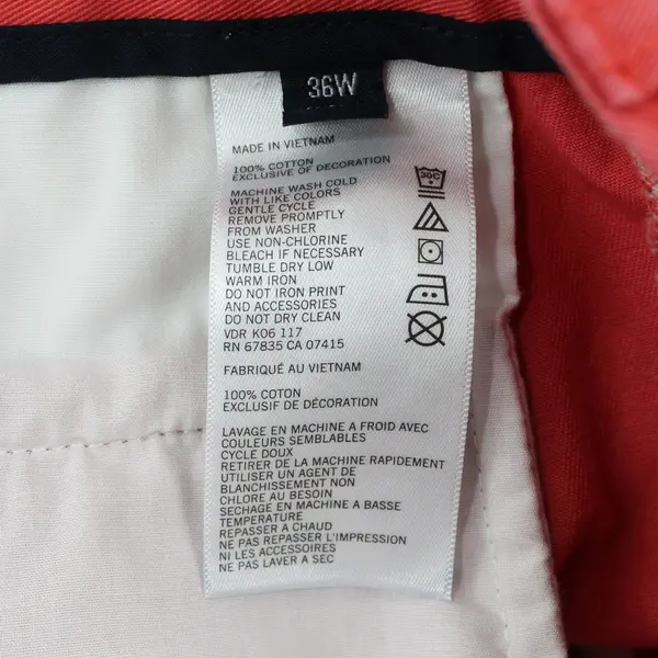 Nautica Coral Flat-Front Cotton Shorts Women's Size 36W
