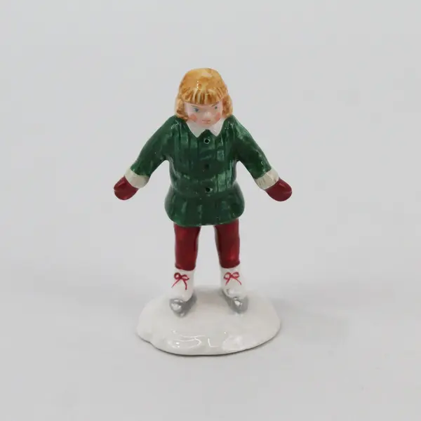 1989 Dept. 56 Snow Village Crack The Whip Skaters Accessory 51713
