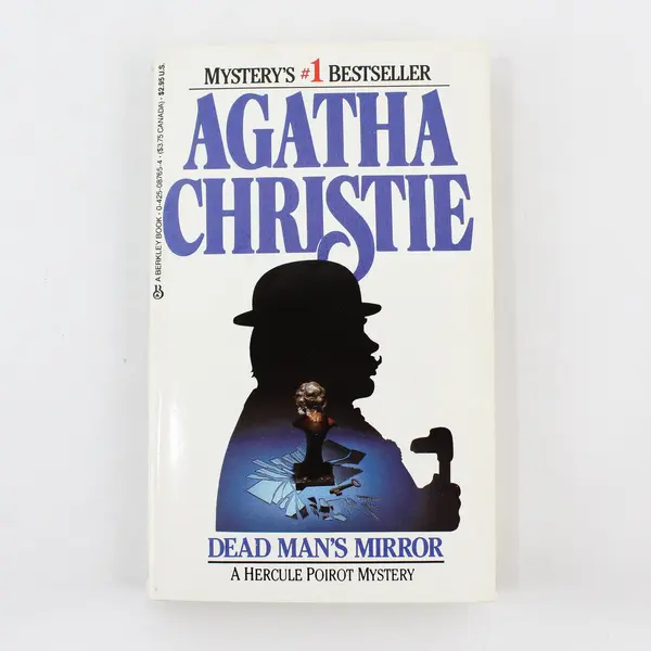 Vintage 1986 Agatha Christie Mystery Dead Man's Mirror Hercule Poirot PB Good