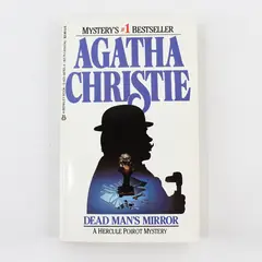 Vintage 1986 Agatha Christie Mystery Dead Man's Mirror Hercule Poirot PB Good