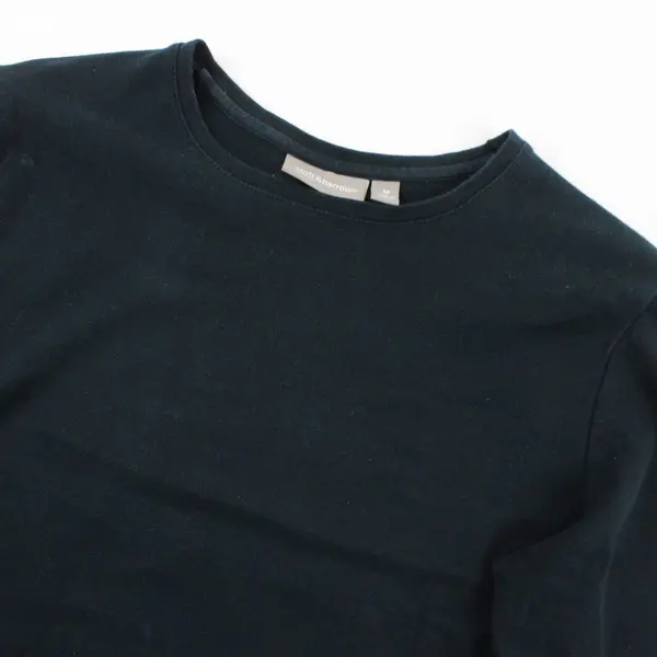 Croft & Barrow Womens Black 3/4 Sleeve Stretch Top Size M