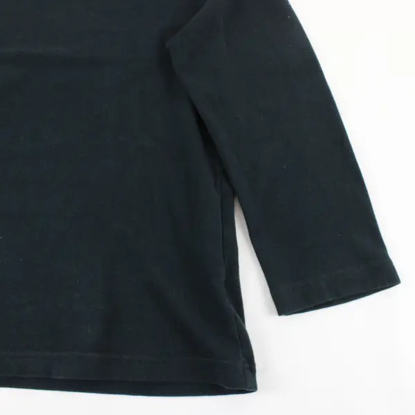 Croft & Barrow Womens Black 3/4 Sleeve Stretch Top Size M