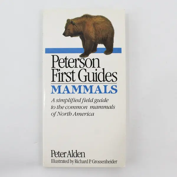 VTG Peterson First Guides to Mammals of North America Peter Alden 1987 PB Good