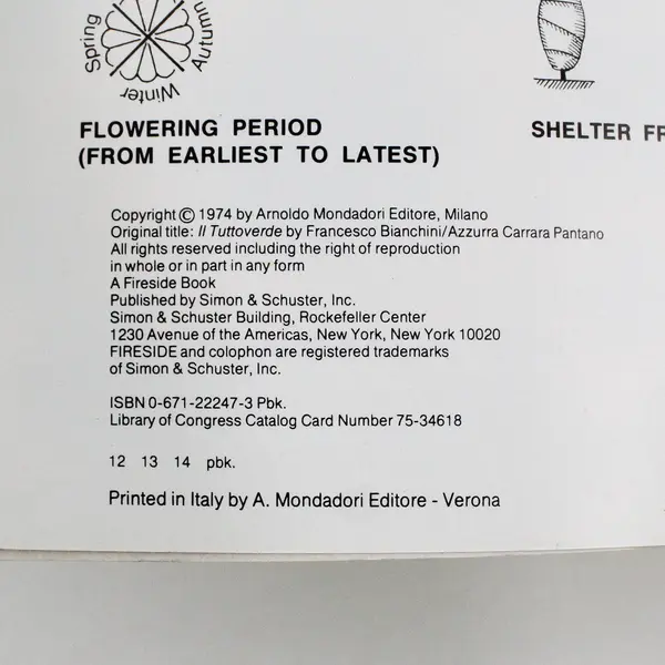 VTG Simon & Schuster's Complete Guide to Plants & Flowers Frances Perry 1974 PB