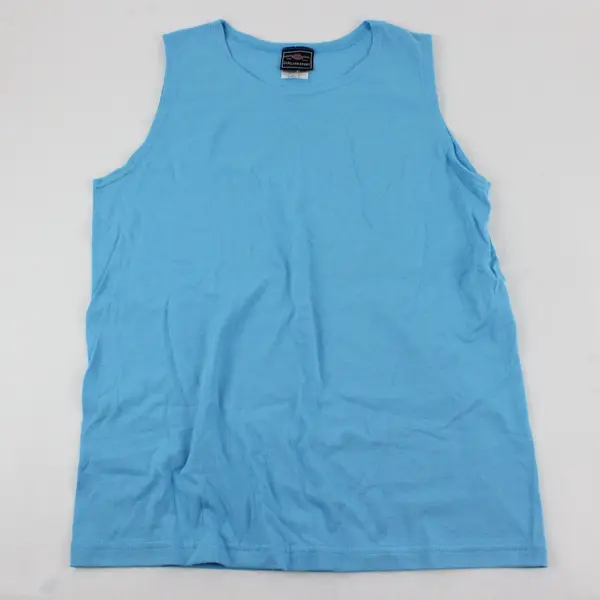 Garland Sport Sky Blue Cotton Tank Top Women's Medium