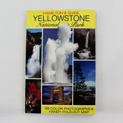 VTG Hamilton's Guide Yellowstone National Park Alan W Cundall PB 99 Color Photos