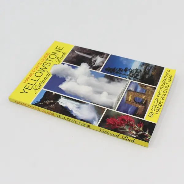 VTG Hamilton's Guide Yellowstone National Park Alan W Cundall PB 99 Color Photos