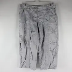 Style & Co. Light Gray Low-Rise Cargo Capris Women's Size 6P